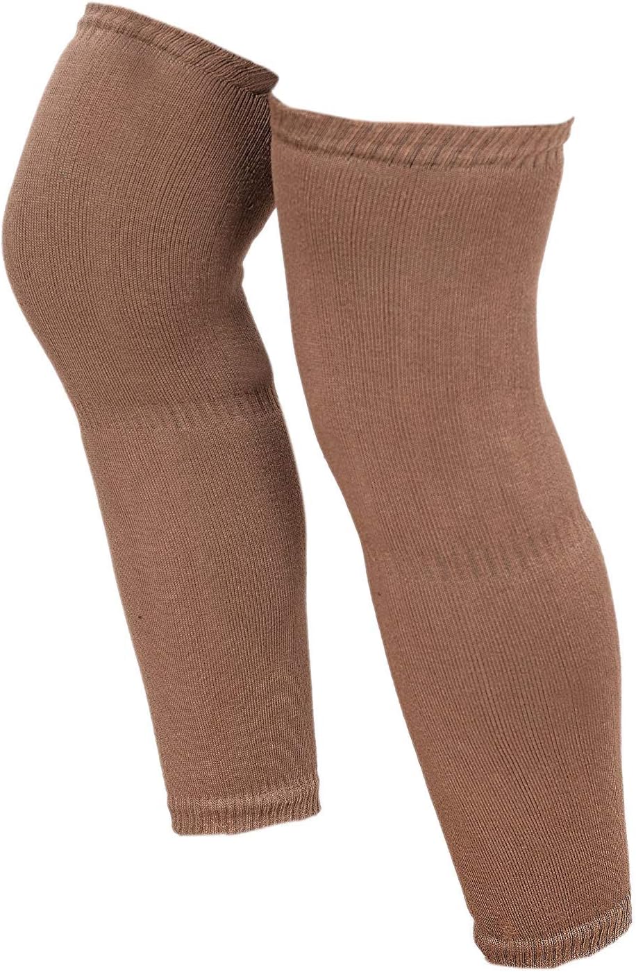 V4U Women's Wool Warm Winter Protection Knee Cap (Brown , Free Size)