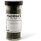 Hanna's Chervil, Premium Quality, 4 fl oz Glass Jar