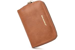 Montana West Rfid Card Holder For Women Compact Credit Card Case Small Card Wallet with Zipper For Female Ladies Lightweight & Easy to Carry