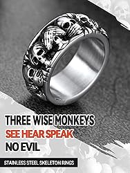 FaithHeart Gothic Ring Stainless Steel Vintage