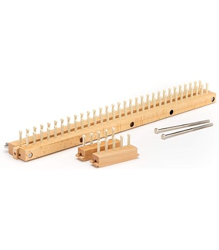 Loom Makerblock Adjustable Knitting Tool Full Funk Handmade Wooden Knitting Loom - 12.5 ...
