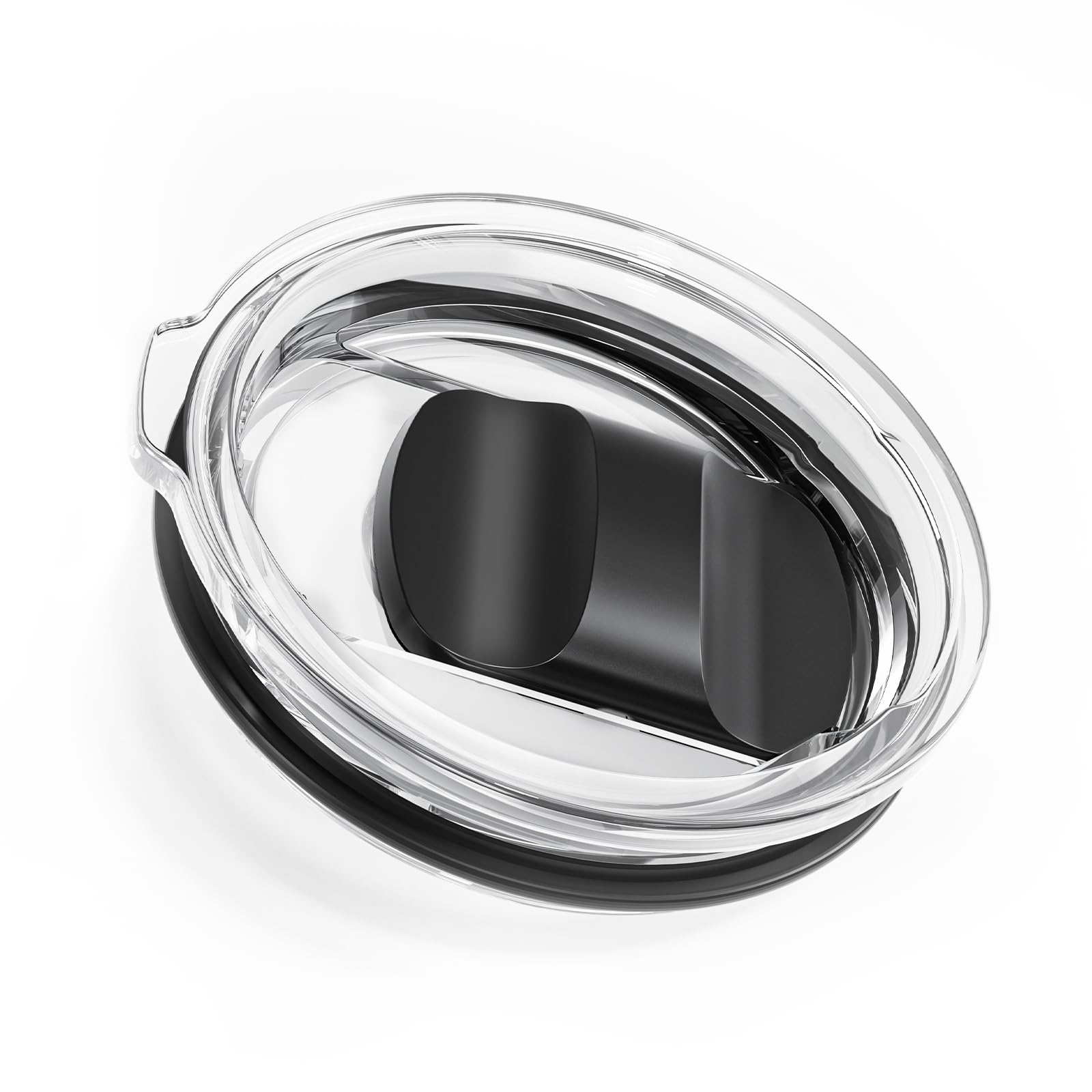 Photo 1 of 10 oz Wine Tumbler Lid for Yeti, Replacement Lids Compatible for YETI 6 oz Espresso Mugs and 8 oz Stackable Cup, Travel Spill Proof Cup Lids Covers with Magnetic Slider Switch, BPA Free