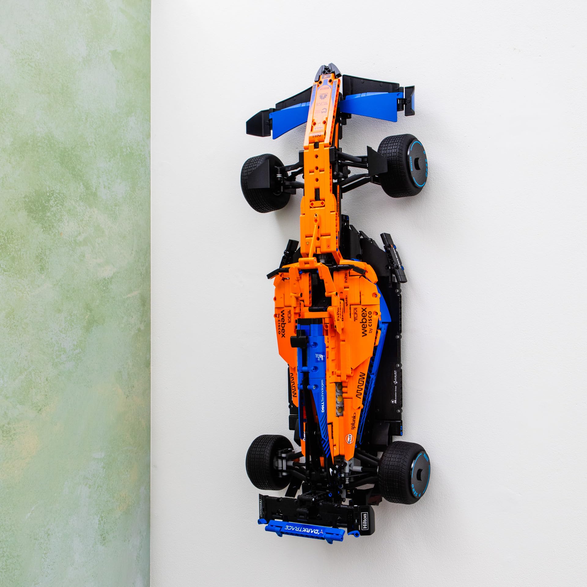 Wall Mount Hook for Lego 42141 Technic McLaren Formula 1 2022 Replica Race Car Model Building Kit - F1 Motor Sport Set