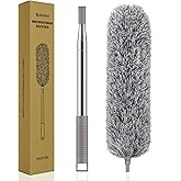 SetSail Extra-Long Dusters with Extension Pole 100-inch for Cleaning, Gray | Bendable Microfiber Head, Washable, Ceiling Fan Duster, For High Ceilings and Furniture
