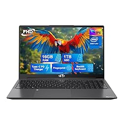NIMO 15.6 FHD Student Laptop, 16GB RAM, 1TB