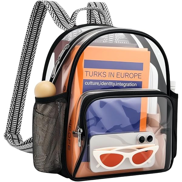Amazon.com: Higuyst Beige Clear Backpack for Women - Stadium  display picture 3