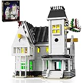 Horror Movie House Building Block Set,Maitland House Sandworm Monster Lydia Deetz Toys,Compatible with Lego,Haunted Halloween