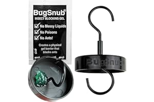 BugSnub Hanging Ant Guard (3-pack)- Waterless Ant Defense for Hummingbird Nectar Feeders, Unique Upside-down Design, No Liquid Moat, Metal Hooks