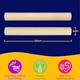 A-Star Maple Claves 20cm Pack of 30 Pairs Handheld Rhythm Sticks view 3
