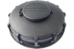 IBC Tote Lid Cover with Gasket, 6.5" IBC Tank Leak-Proof Design Water Liquid Tank Cap with Vent Hole for Chemical, Food, Indu