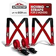 X-Protector Moving Straps - 2 Pairs - Lifting Straps for 2 Movers - Furniture Moving Straps to Move Furniture Easily and Safely - Perfect for Lifting and Moving Equipment, Appliances, Heavy Objects!