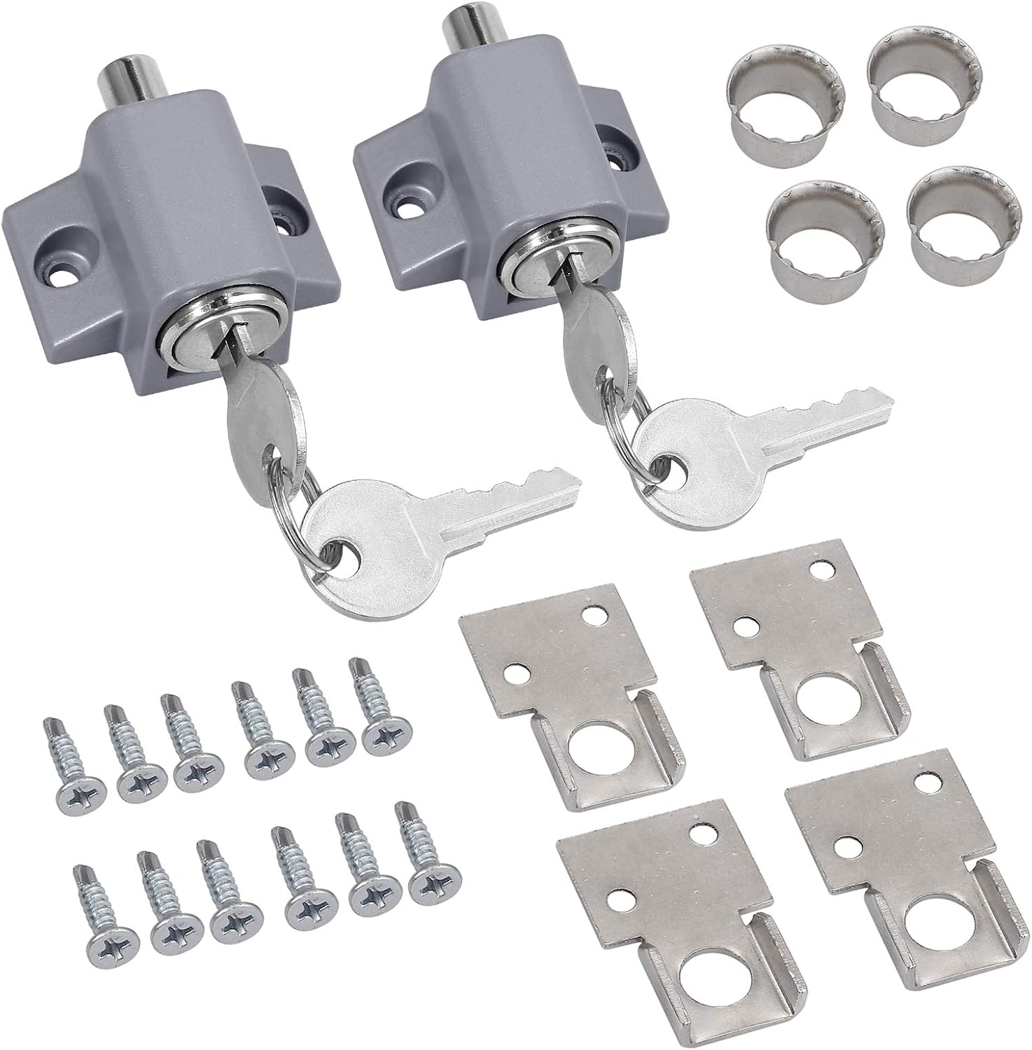 Sliding Patio Lock,eSynic 2Pcs Sliding Patio Lock Sliding Patio Door