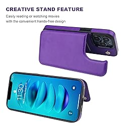 ONETOP Compatible with iPhone 14 Pro Wallet Case
