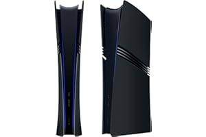 JOSO Faceplate for PS5 Pro Digital Edition, Anti-Scratch Dustproof Case Replacement, Cover Skin Fit for PS5 Pro Console (Digital Version), Plates for PS5 Accessories, Easy Installation - Black