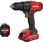 CRAFTSMAN V20 Cordless Drill/Driver Kit, 1/2 inch, Battery and Charger Included (CMCD700C1)