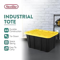 Sterilite 6-Pack Industrial Tote, Plastic Storage