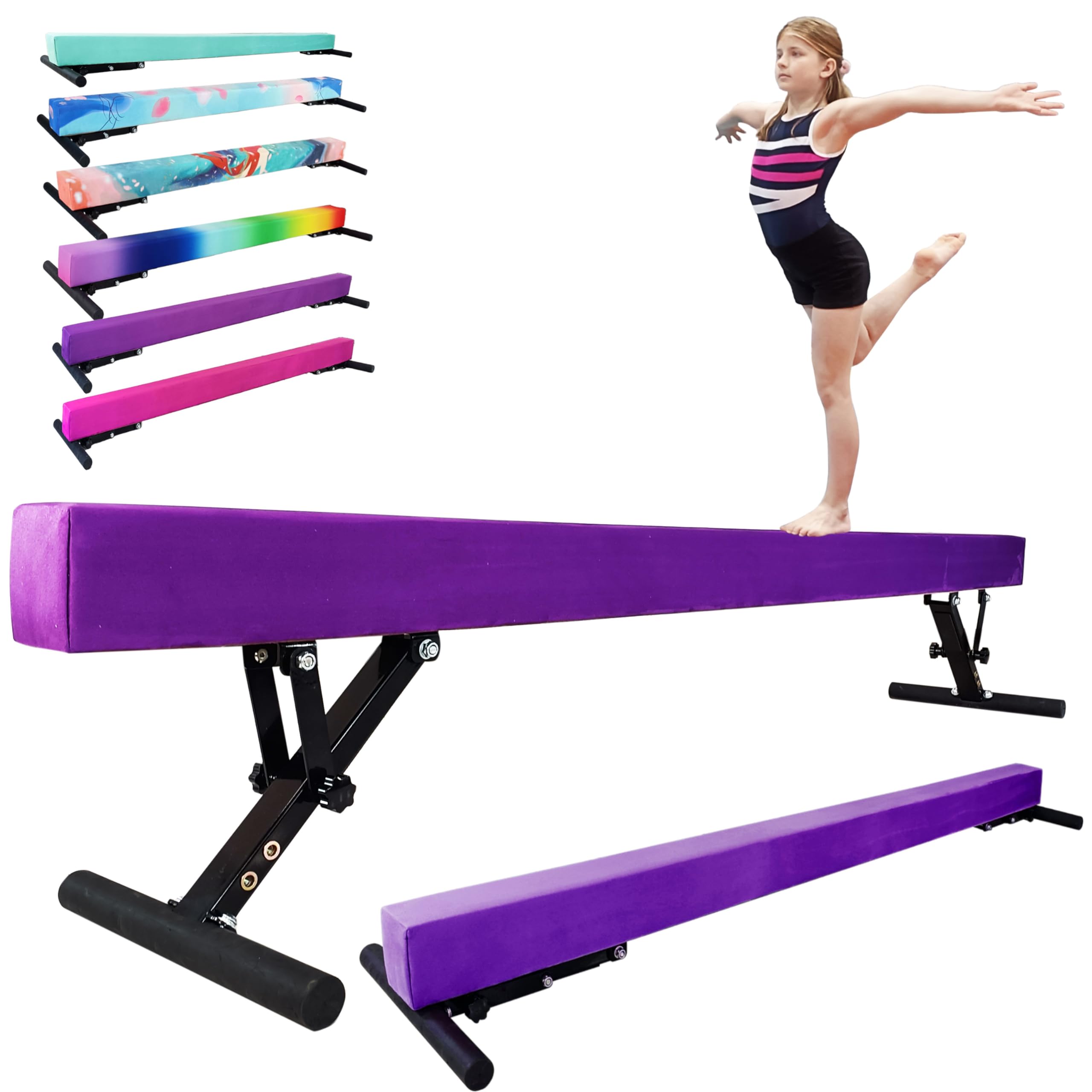 FC FUNCHEER 8FT Folding Balance Beam -Gymnastics