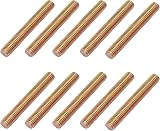 Qrity M10 x 60mm Carbon Steel Full Threaded Rods Bar Studs Coloured Zinc 10Pcs view 9