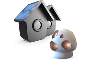 Driveway Alarm- Solar Driveway Alarm System- HTZSAFE 1/2 Mile Long Range Outdoor Weatherproof Solar Wireless Motion Sensor&Detector