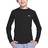 Willit Boy's UPF 50+ Sun Protection Shirt Long Sleeve Rash Guard Swim Shirts Youth SPF Fishing Quick Dry Shirt