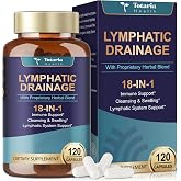 Totaria Lymphatic Drainage - Reduce Lymph Swelling with Echinacea, Dandelion, Burdock, Bromelain, Vitamin C, Zinc, Selenium, Proprietary Herbal Blend, Lymph MD System Support, 120 Counts