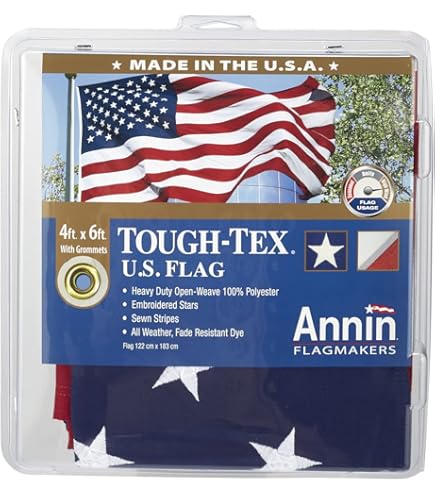 Amazon.com : Annin Flagmakers 182005 3x5 Tough Tex US Flag