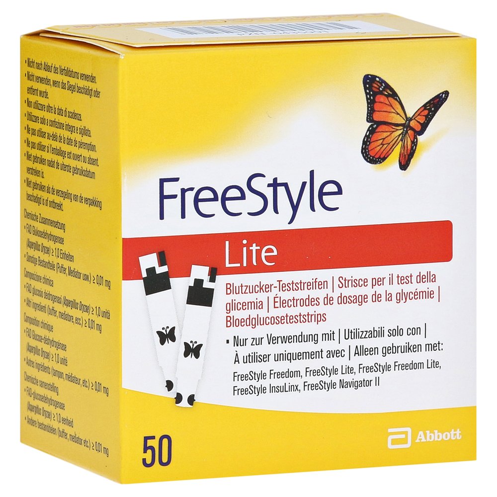 FREESTYLE LITE GLICEMIA 50STR