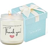 Thank You Gifts for Women, Men, Hostess, Teacher, Nurse, Couple, Appreciation Gifts for Nurse Teacher Coworker Employee Boss - A Little Candle to Say A Big Thank You, Lavender Scented Candle