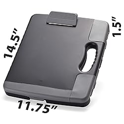 Officemate Portable Clipboard Storage plastic Case