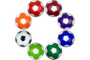 Tenalleys 8 Pack Table Soccer Foosballs 1.42 Inch Replacement Balls Soccer Game Table Soccer Balls Foosball Accessory