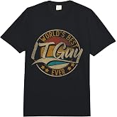 Worlds Best IT Guy | Computer IT Nerd | Tech Support Comfort Colors Adult Heavyweight T-Shirt