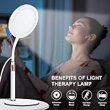 Trayvespace SAD Lamp 10000 Lux UV-Free Light Therapy 3 Colors 9 Brightness view 4