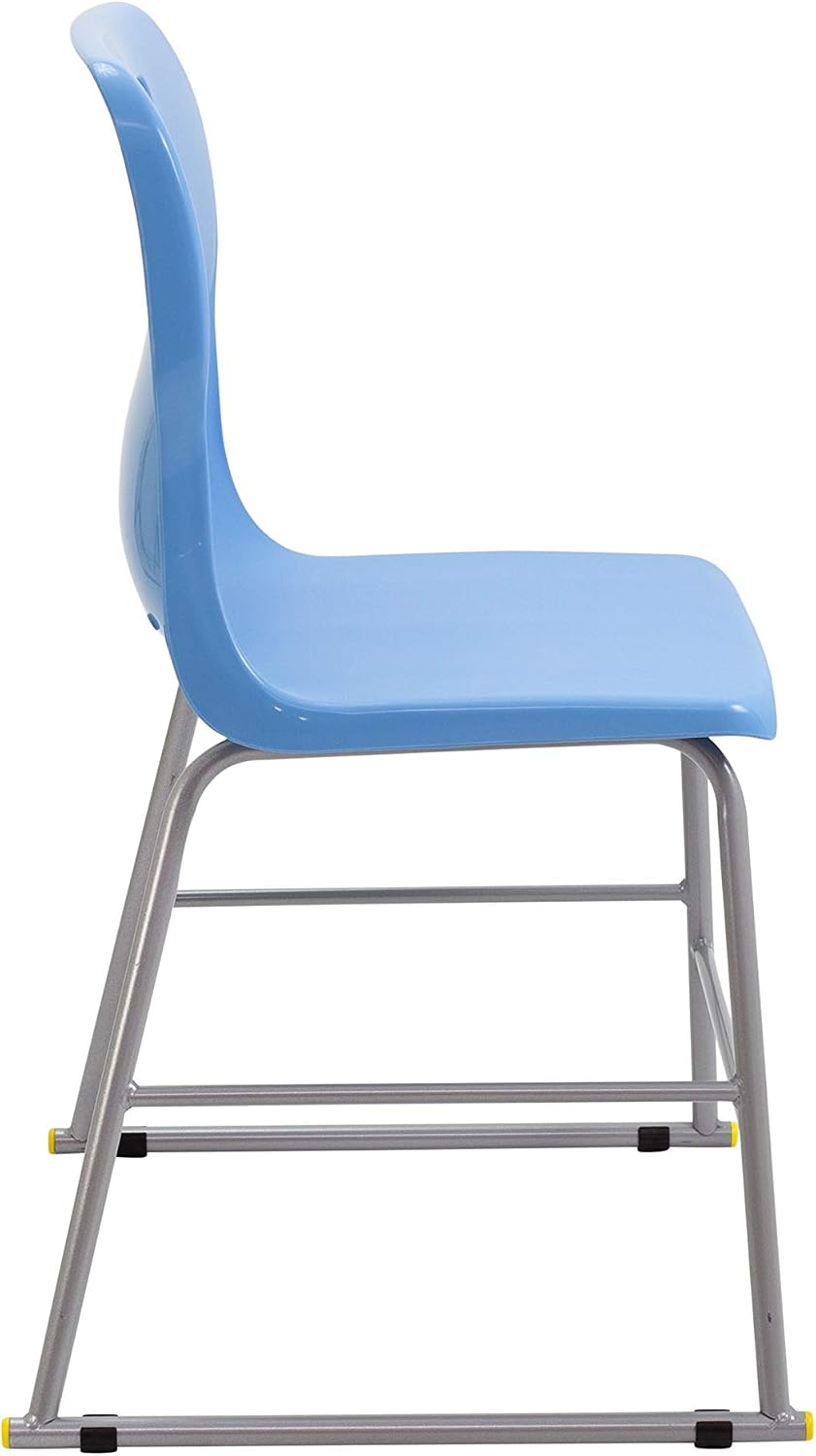 Titan Classroom High Chair-Size 3, Ages 5-7, Sky Blue, 53 x 55 x 82 cm - Image 4