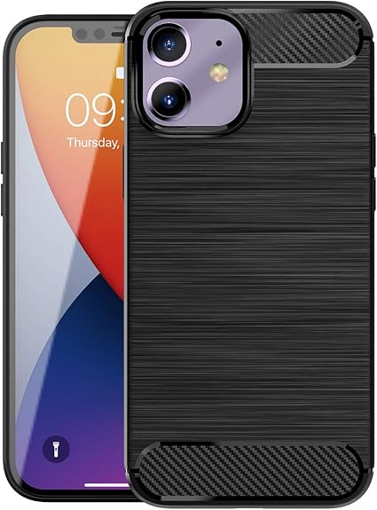Amazon Co Jp Woexet Iphone 12 Mini ケース Iphone12 Mini カバー 衝撃吸収 カーボン 指紋防止 シンプル 滑り止め アイフォン 12 Mini 5 4インチ ケース 黒 家電 カメラ