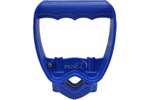 Back-Saving Tool Handle, Labor-Saving Ergonomic Shovel or Rake Handle Attachment, BLUE