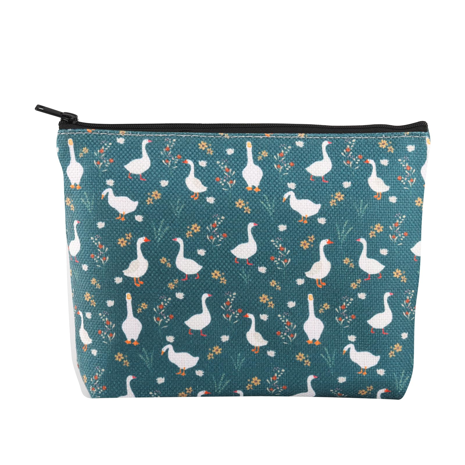 Silly Goose Cosmetic Makeup Bag Silly Goose Lovers Gift Goose Owner Gifts Goose Mom Gifts Silly Goose Zipper Pouch (Silly Goose Makeup Bag 1uk)
