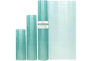 RAUMPA Polycarbonate Greenhouse Panels, Clear Green Plastic Roof Replacement Sheet Roll Garden House Roofing Cover Sheavy Duty Covering for Outdoor Solarium Pergola Patio Gazebo Windows Chicken Coop