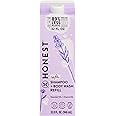 The Honest Company 2-in-1 Cleansing Shampoo + Body Wash Refill Carton | Gentle for Baby | Naturally Derived, Tear-free, Hypoallergenic | Lavender Calm, 32 fl oz