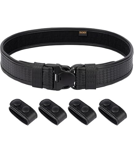 Amazon.com : Bianchi 22405: Ergotek Nylon Duty Belt Black Sz 28-30