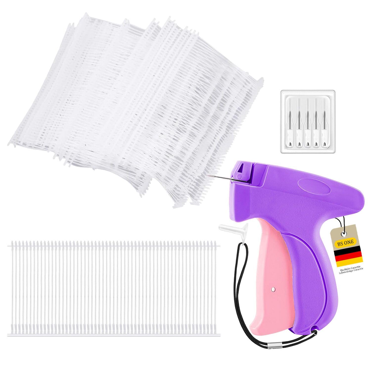 Photo 1 of 1/2 inch Standard Tagging Gun Fasteners, BS ONE 5000pcs Clothing Tag Barbs Attachments Price Label for All Standard Price Tag Gun