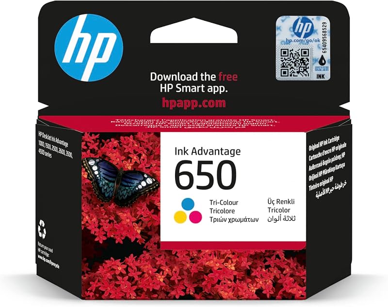 HP CZ102AE #302 650 Tricolour Ink Cartridge Standard Capacity 200 Pages Original