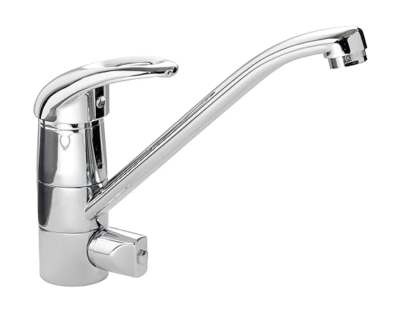Calmwaters - Göta - Drehbare Spültischarmatur mit Geräteanschluss & Keramikkartusche mit Wasser-Sparfunktion - 12PZ3512