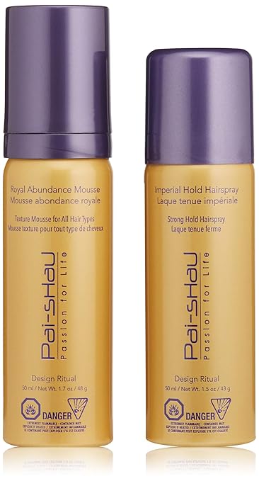 Amazon Com Pai Shau Imperial Hold Hairspray And Royal Abundance