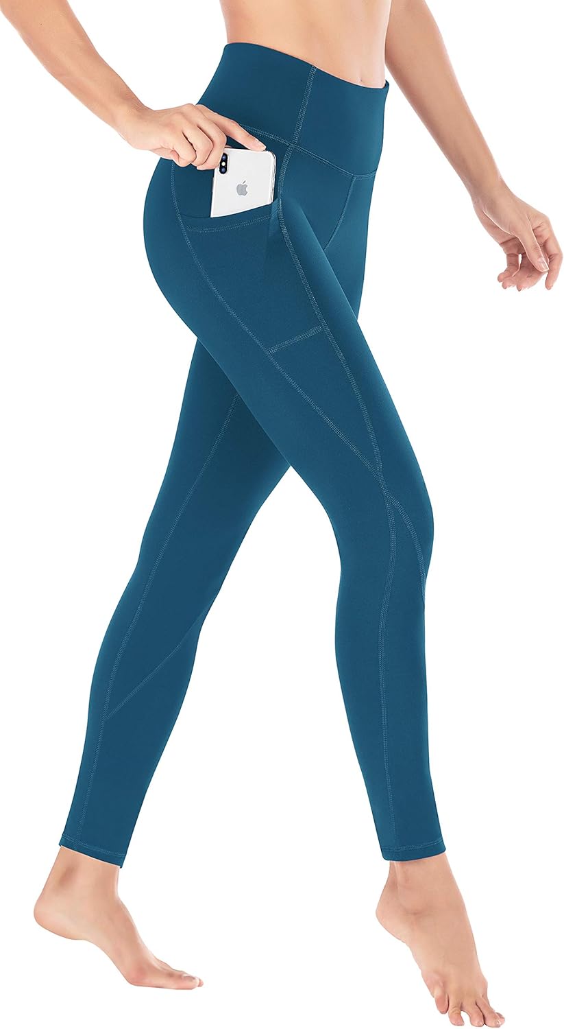 Heathyoga Yoga Pants for Women with Pockets High Waisted Leggings with Pockets for Women Workout Leggings for Women: Clothing