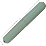 Dental Aesthetics Eco Wheat Straw Toothbrush Travel Case - Green view 4