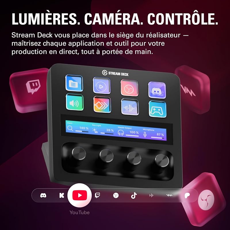 Stream Deck + – Console de mixage