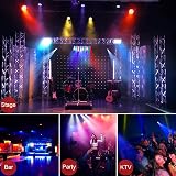 U`King 2 Pack RGB 72W LED Par Can Lights with Remote 7CH 7 Modes view 4