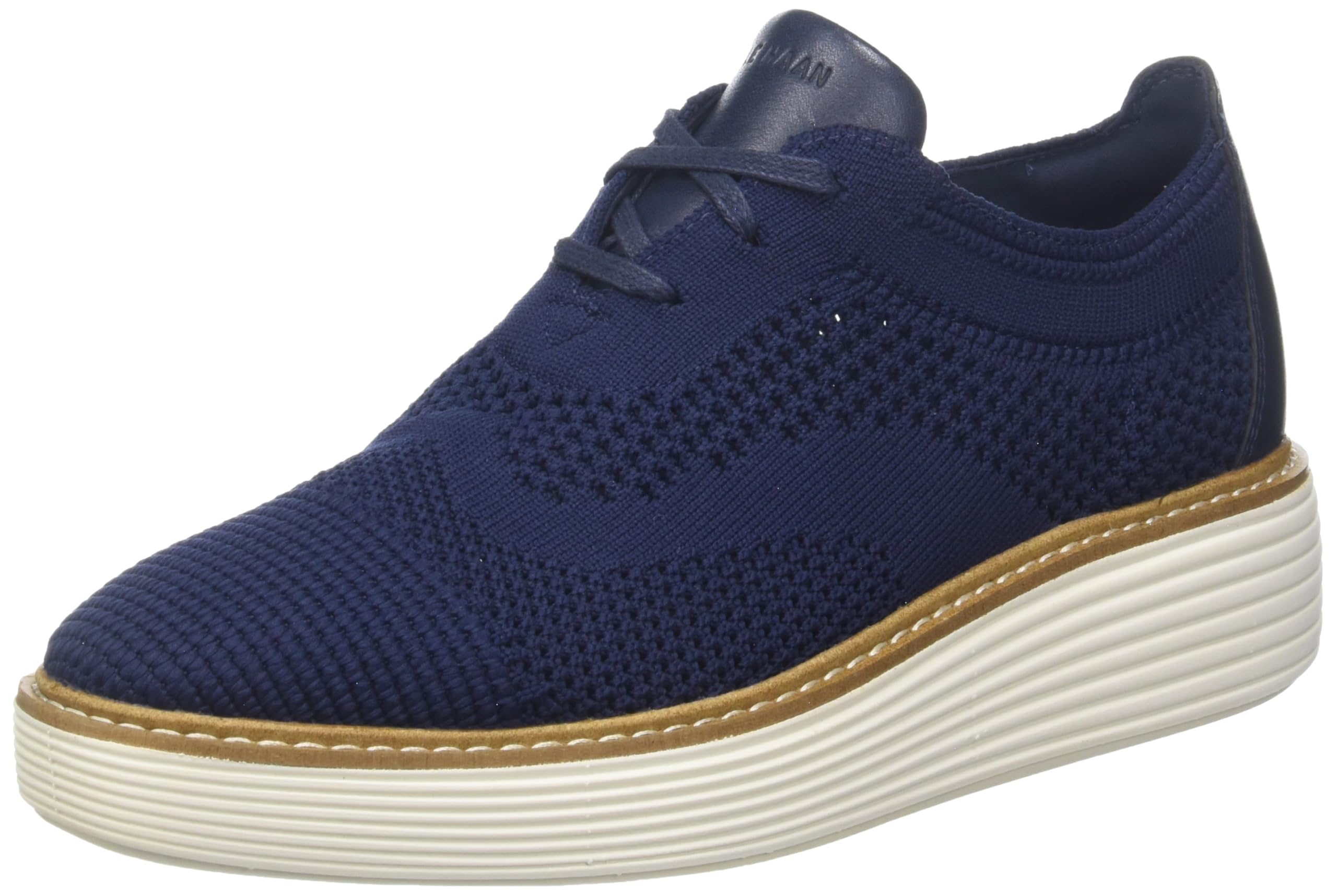 Cole Haan Womens Originalgrand Platform Stitchlite Oxfords, Navy Blazer, 9.5-B US