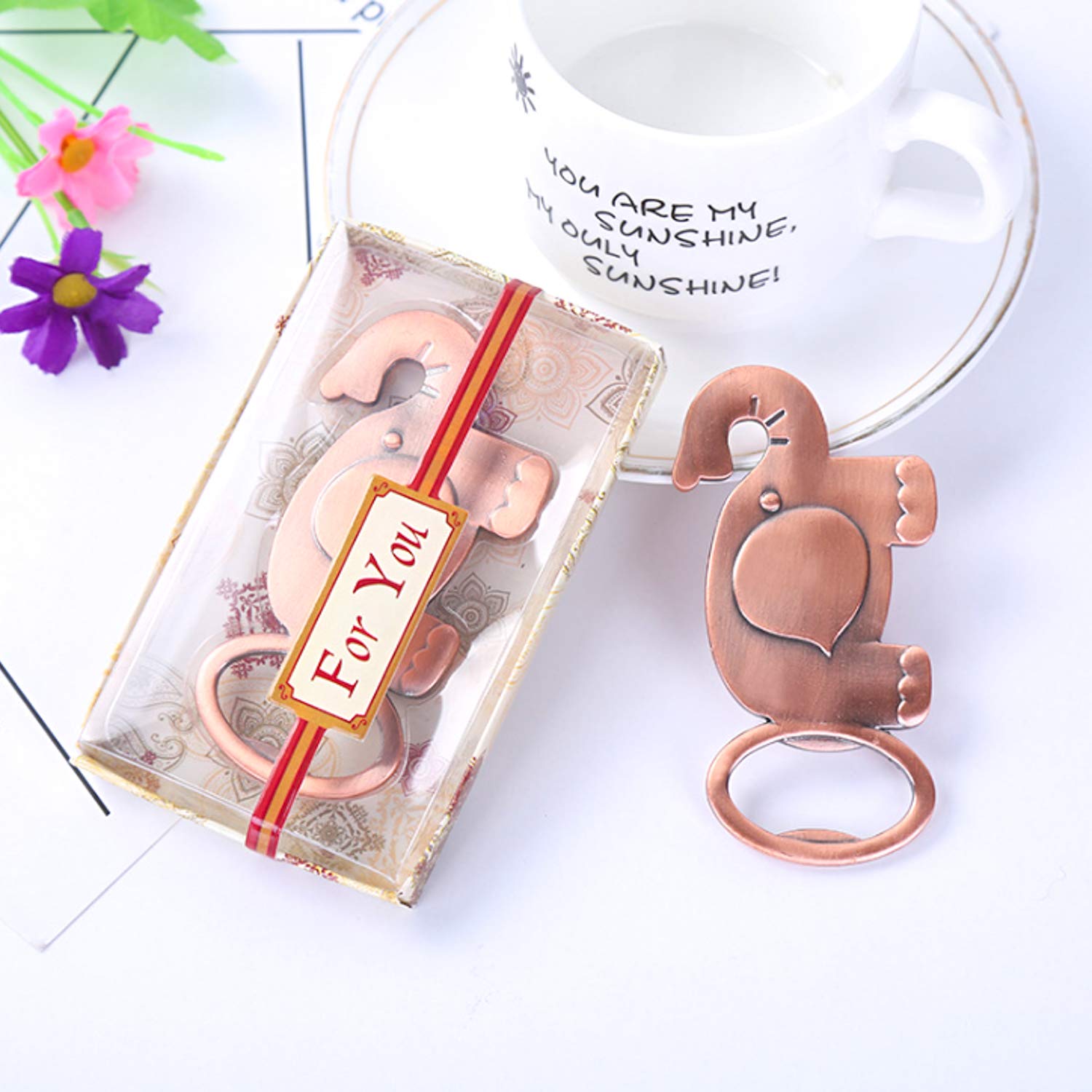 A Team Products Beer Bottle Opener for Gift or Party Favor in Decorative Gift Box | Wedding & Engagement & Birthday (Elephant) โ image 1