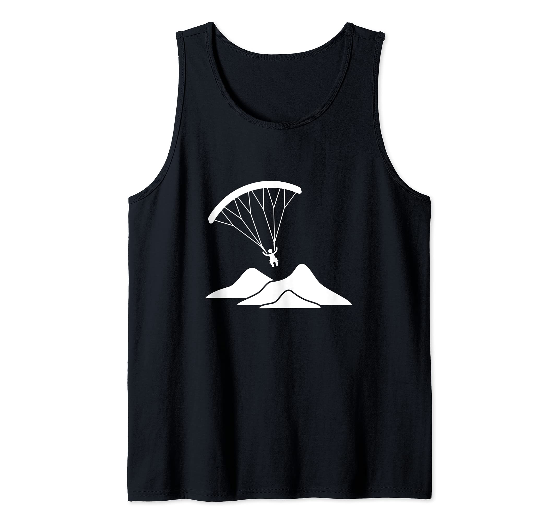 Funny Skydiver Skydiving Paragliding Skydive Parachute Tank Top